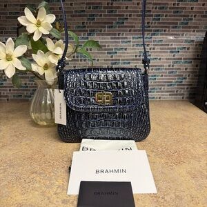 NWT Brahmin Gianna Royal Blue purse